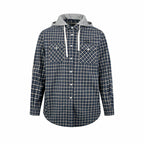 2026 Women's MM Check Pattern Hooded Coat (EE453)