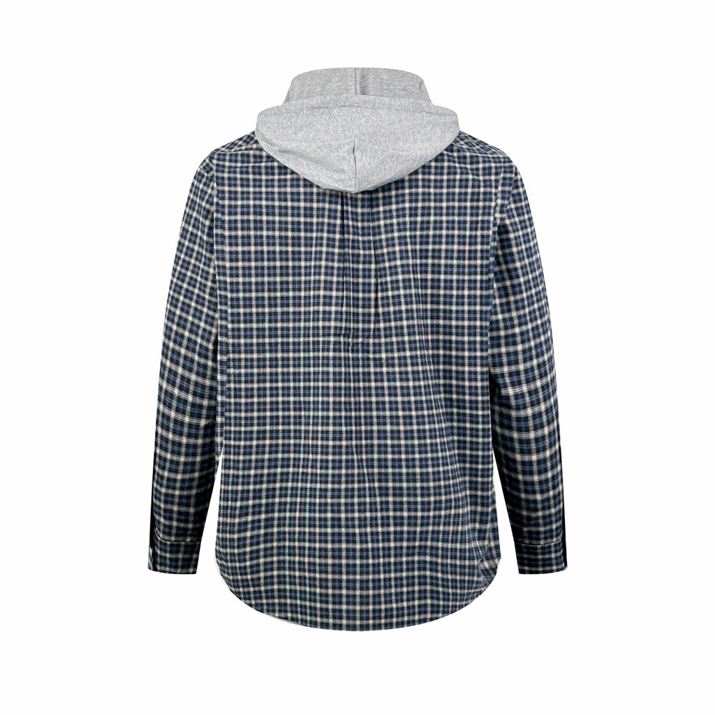 2026 Women's MM Check Pattern Hooded Coat (EE453)