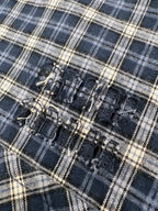 2026 Women's MM Check Pattern Hooded Coat (EE453)