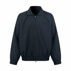 2026 Women's GU Badge Embroidered Checkered Coat (EE452)