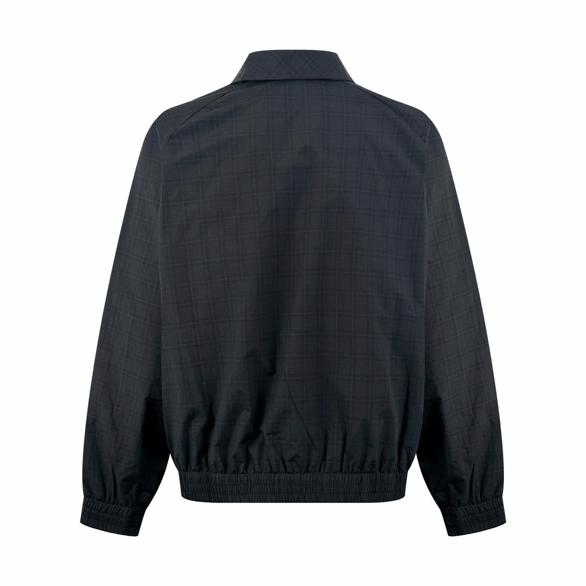 2026 Women's GU Badge Embroidered Checkered Coat (EE452)