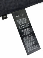 2026 Women's GU Badge Embroidered Checkered Coat (EE452)