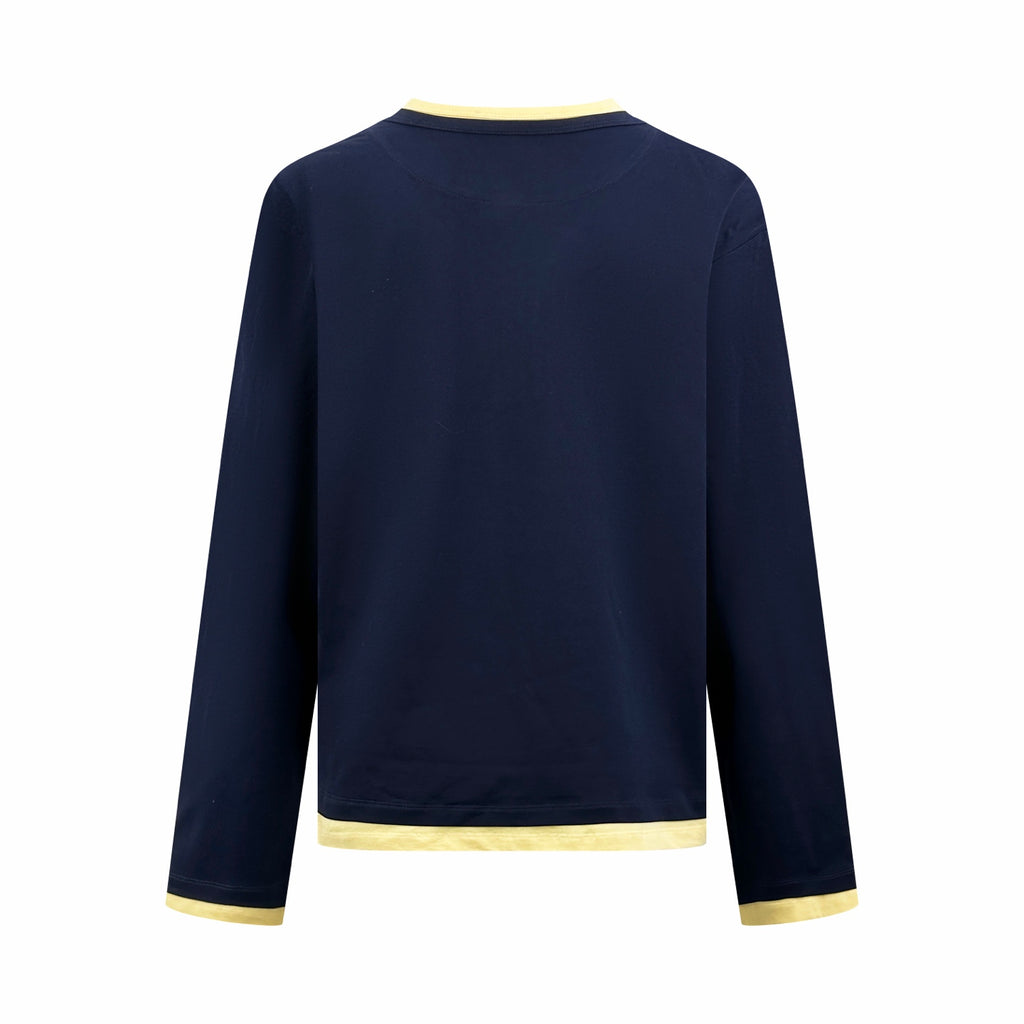 2026 Women's MM Logo Henry Collar Long Sleeve (FF846)