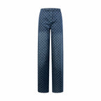 2026 Women's GU All-Over Jacquard Print Pants (DD163)