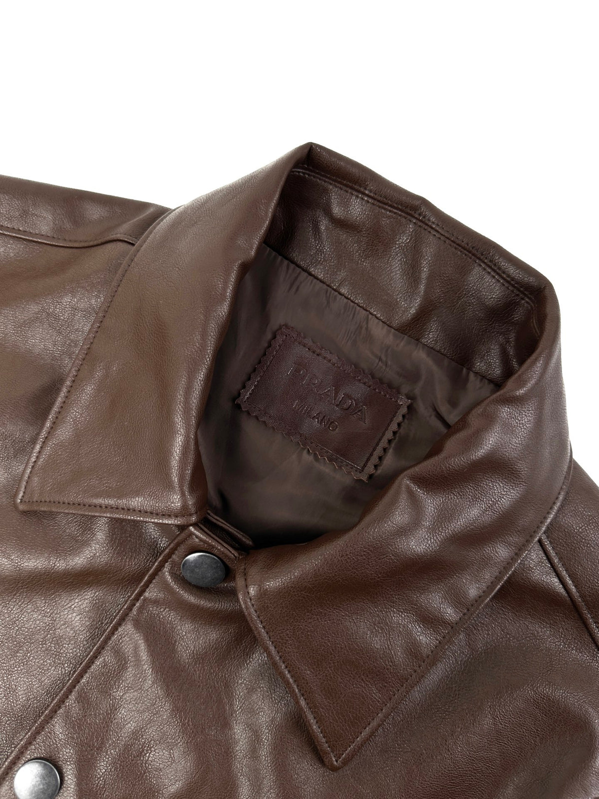 2026 New Model Triangle Brand Single Button Leather Jacket (CC7043-C05)