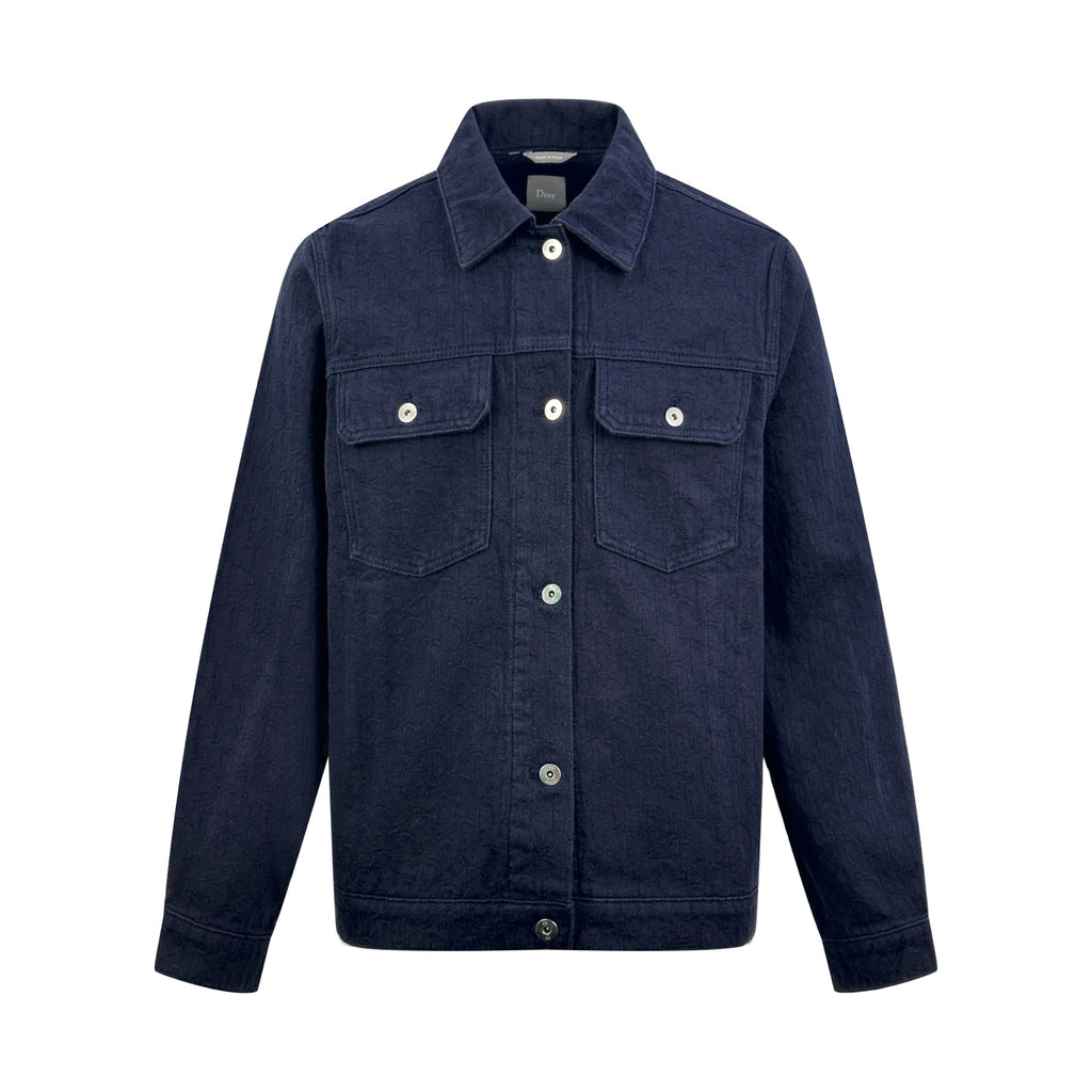 2026 New Model CD Logo Printed Denim Jacket (AA1042-B80)