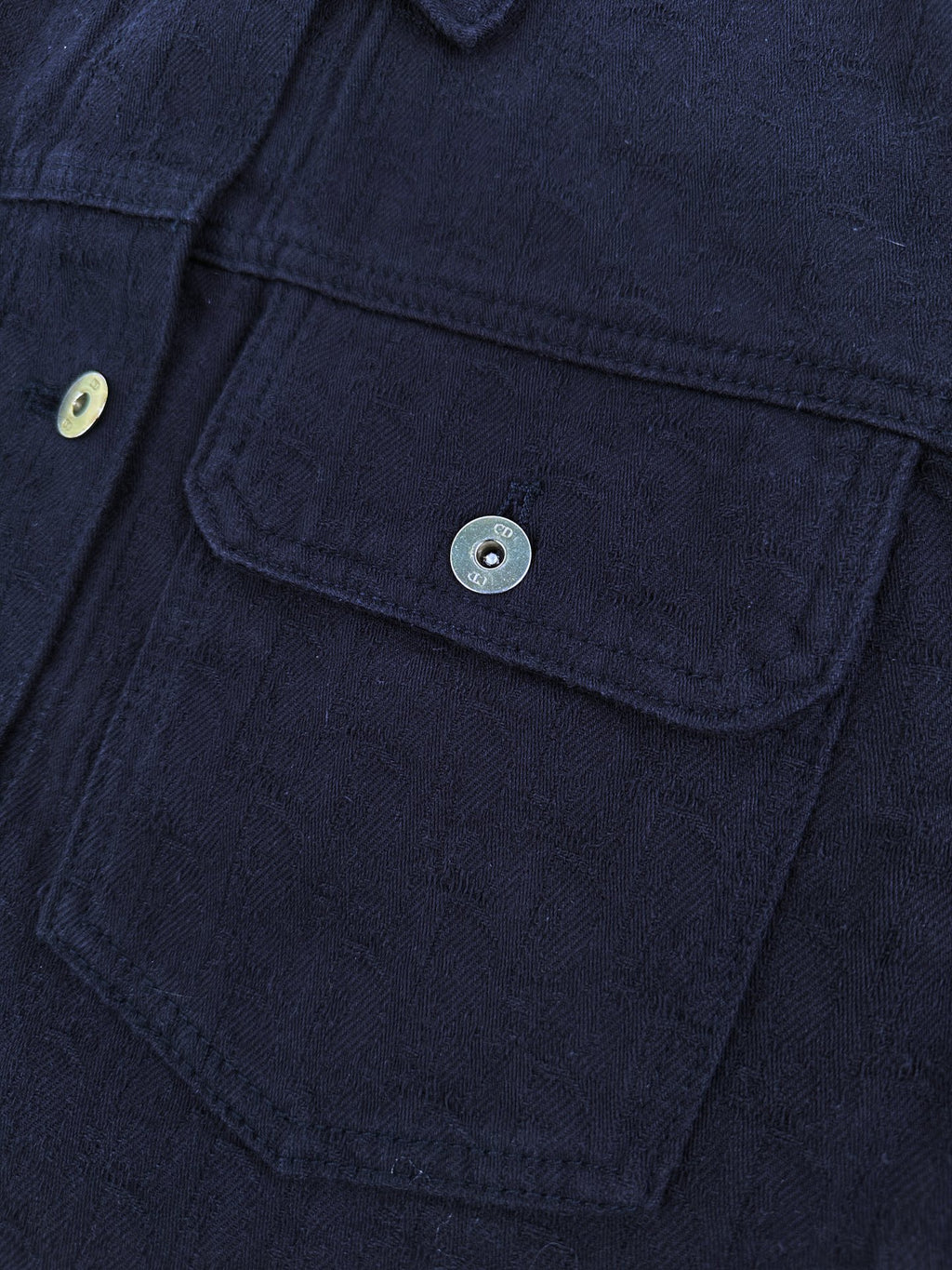 2026 New Model CD Logo Printed Denim Jacket (AA1042-B80)