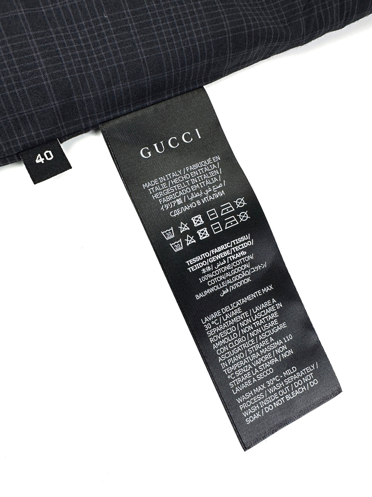 2026 New Model GU Badge Embroidered Checkered Jacket (BB4030-B95)