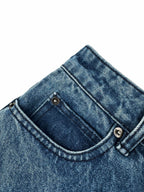 2026 Women's Way Denim Pants with Embroidered Logo (EE455)