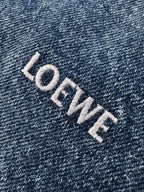 2026 Women's Way Denim Pants with Embroidered Logo (EE455)