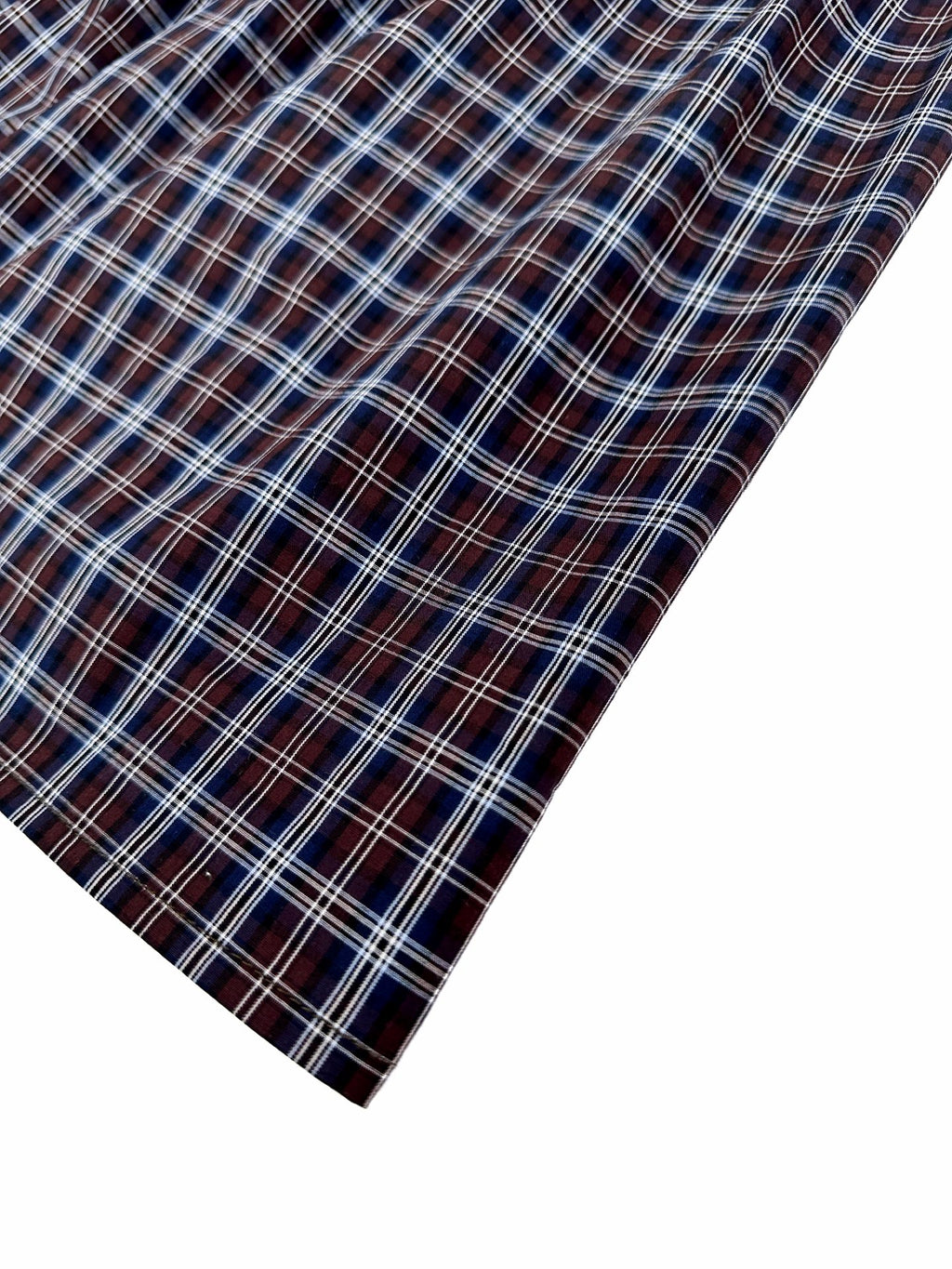 2026 Women's MM Logo Checkered Long-Sleeved Dress (FF848)