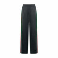 2026 Women's GU Color-Matched Striped Wool Pants (DD205)