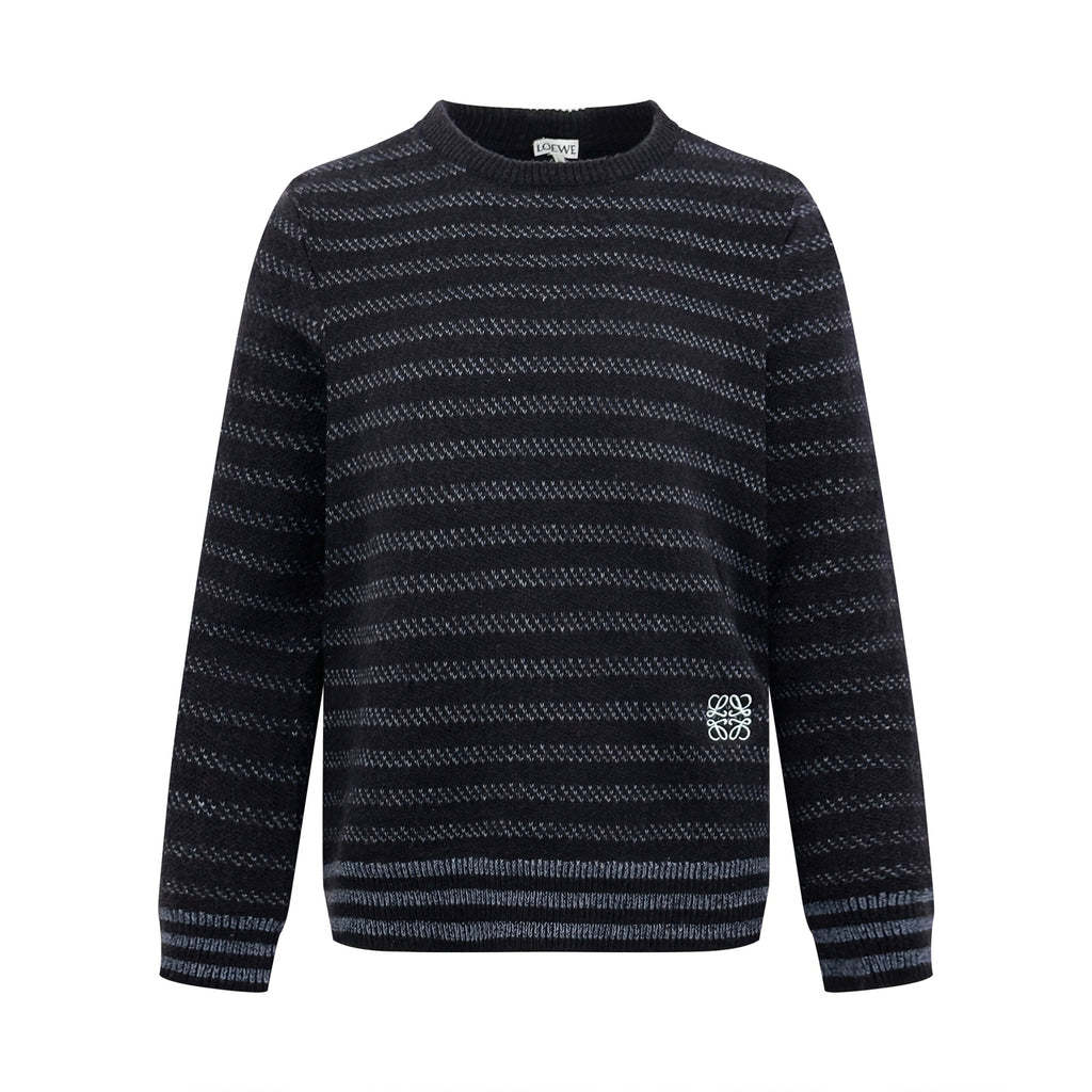 2026 New Style Way Embroidered Striped Jacquard Sweater (AA633-B50)