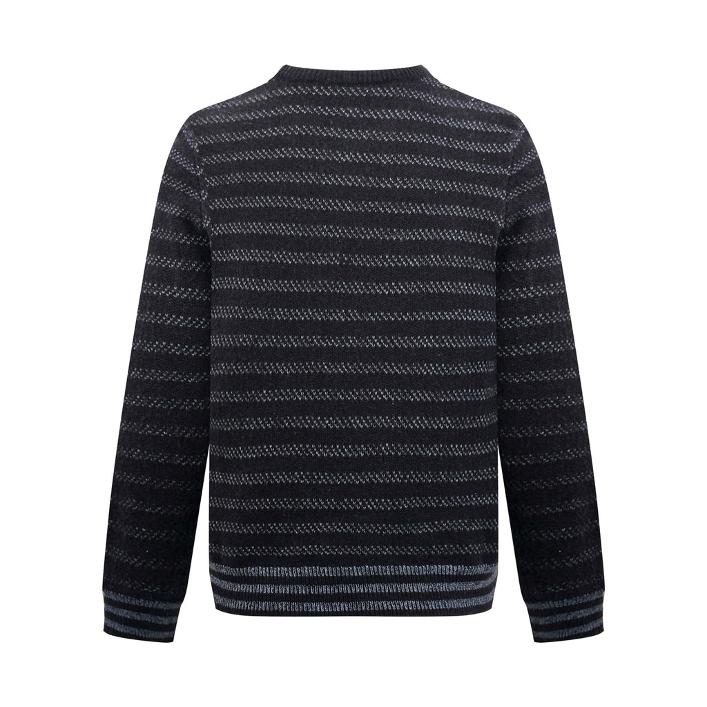 2026 New Style Way Embroidered Striped Jacquard Sweater (AA633-B50)