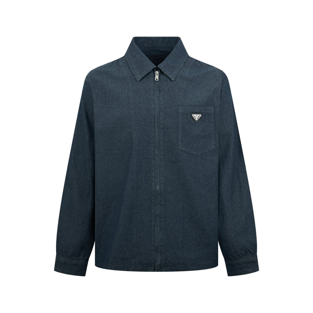 2026 New Model Triangle Brand Denim Jacket (CC7027-B55)