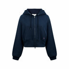 2026 Women's Ce Embroidered Zippered Hooded Coat (FF818)