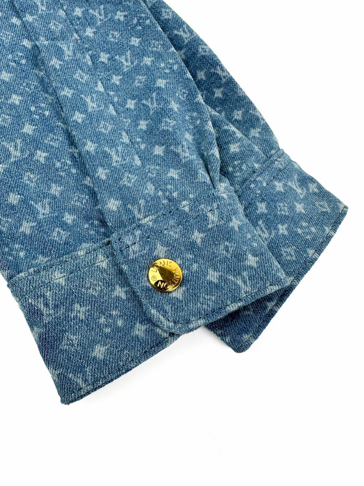 2026 Women's LY Label Full Print Denim Short Shirt (EE454)