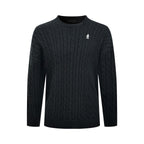 2026 New Model Triangle Brand Embroidered Twisted Knit Sweater (CC7032-B20)