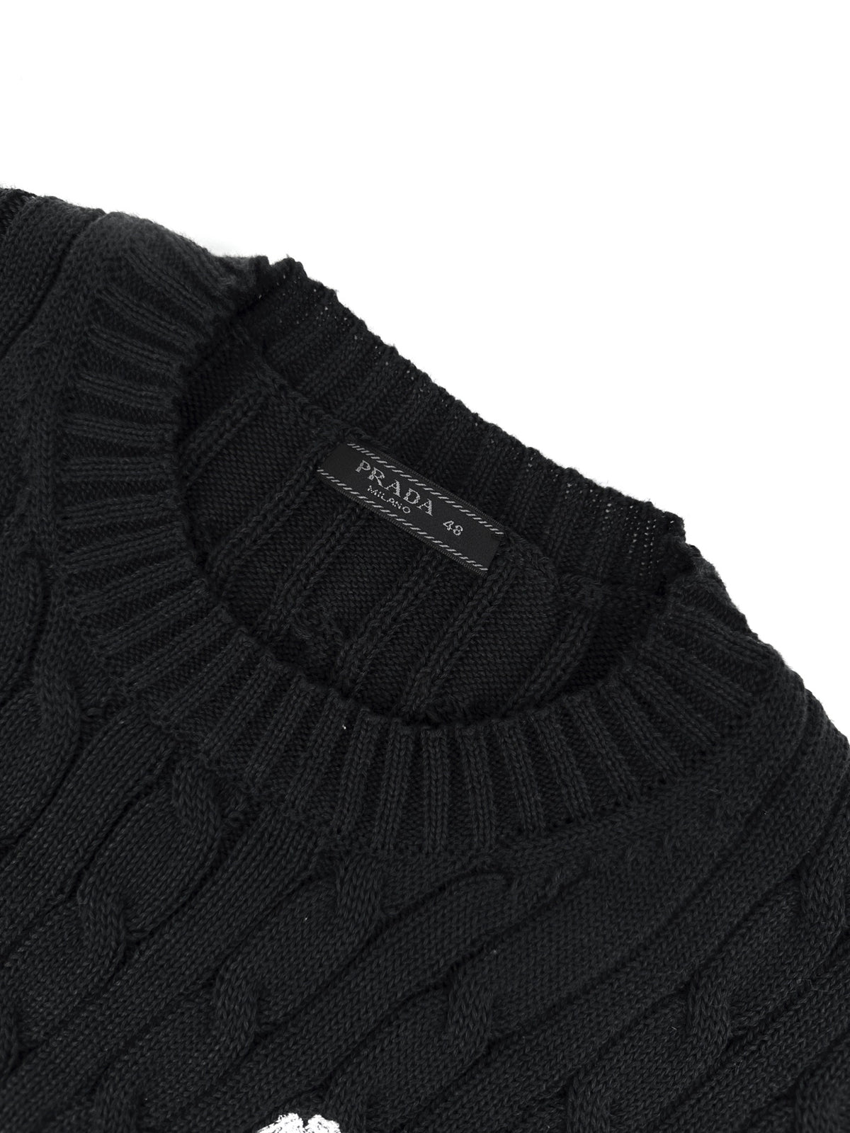 2026 New Model Triangle Brand Embroidered Twisted Knit Sweater (CC7032-B20)