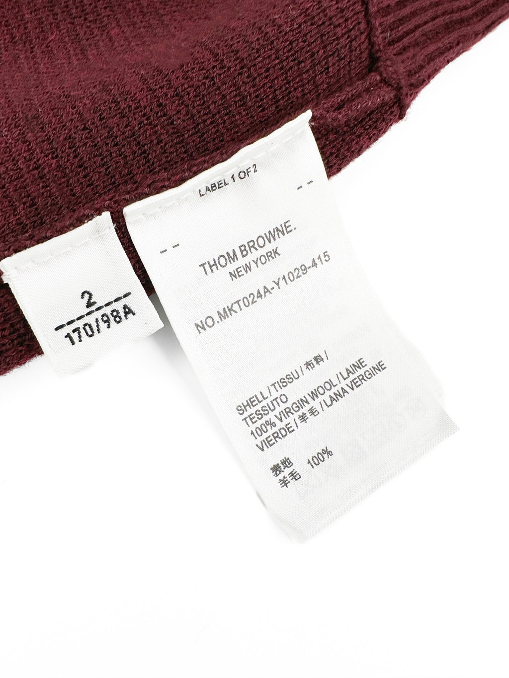 2026 New TB Striped Zip-Up Sweater Coat (AA1021-B90)