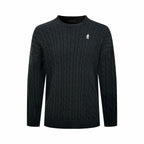 2026 Women's Triangle Brand Embroidered Plaid Sweater (FF839)