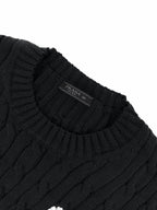2026 Women's Triangle Brand Embroidered Plaid Sweater (FF839)