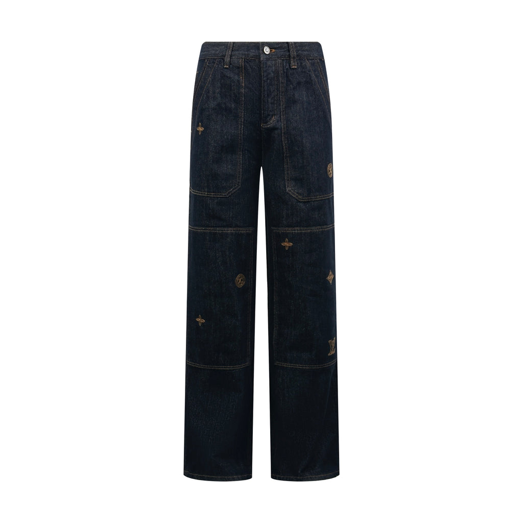 2026 new model LY embroidered logo jeans (BB4058-B70)