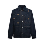 2026 New Model LY Embroidered Logo Denim Jacket (BB4050-C00)