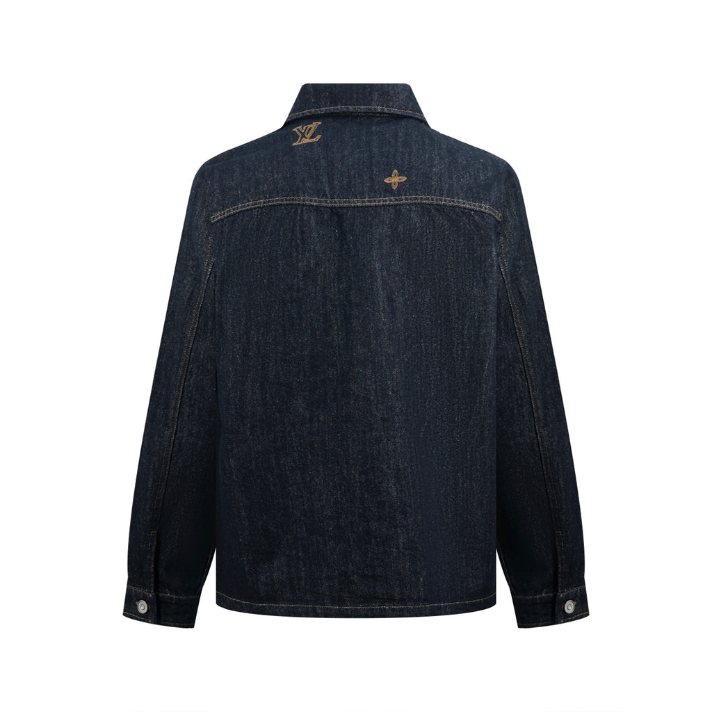 2026 New Model LY Embroidered Logo Denim Jacket (BB4050-C00)