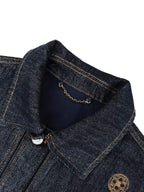2026 New Model LY Embroidered Logo Denim Jacket (BB4050-C00)