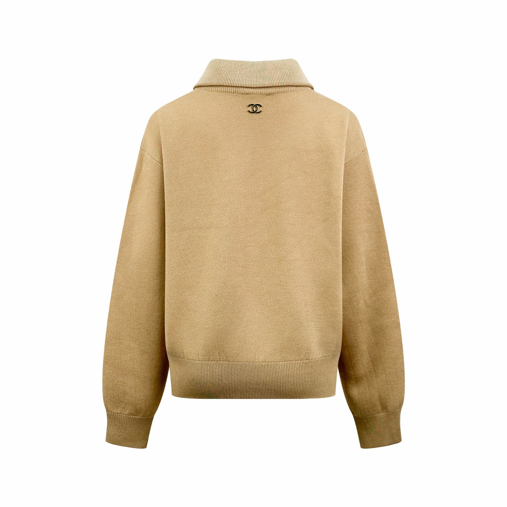 2026 Women's CC Logo Half-Zip Sweater (FF829)