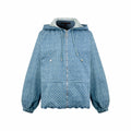 2026 Women's LY Labeled Full-Print Denim Jacket (EE450)