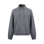 2026 New Model MM Logo Plaid Half-Zip Sweater (AA1007-B40)