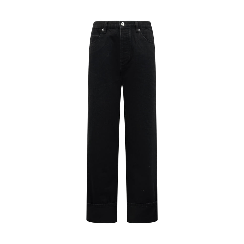 2026 New BV Knitted Leather Flared Jeans (AA1058-B75)