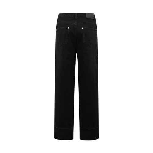 2026 New BV Knitted Leather Flared Jeans (AA1058-B75)