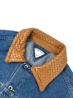 2026 new BV woven leather denim jacket (BB4040-C80)