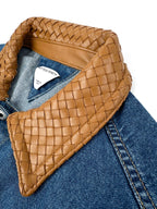2026 new BV woven leather denim jacket (BB4040-C80)