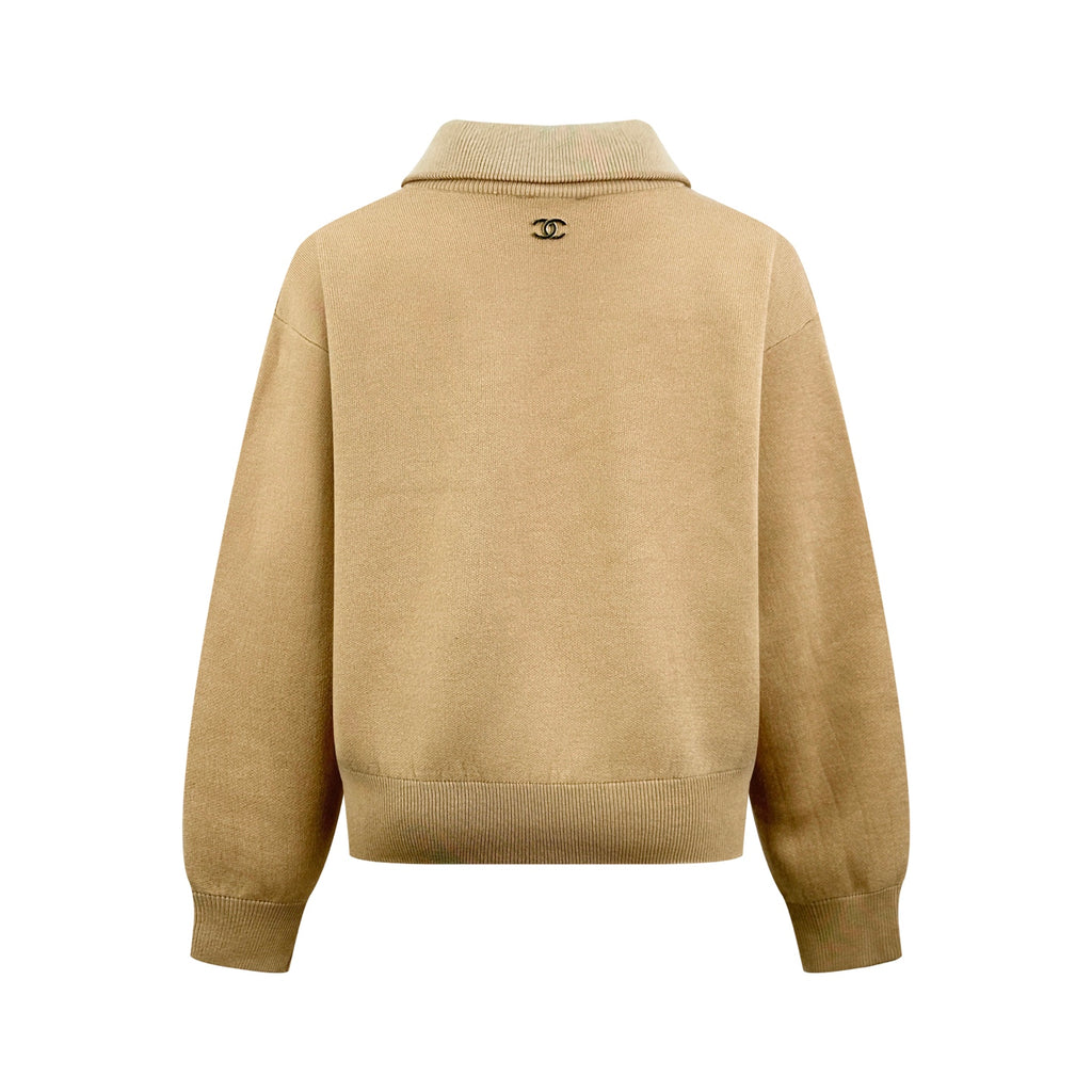 2026 New Model CC Logo Half-Zip Sweater (CC7024-B40)