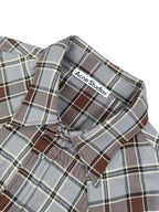 2026 New Model Acn Logo Embroidered Checkered Shirt (CC7026-B60)