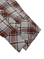 2026 New Model Acn Logo Embroidered Checkered Shirt (CC7026-B60)
