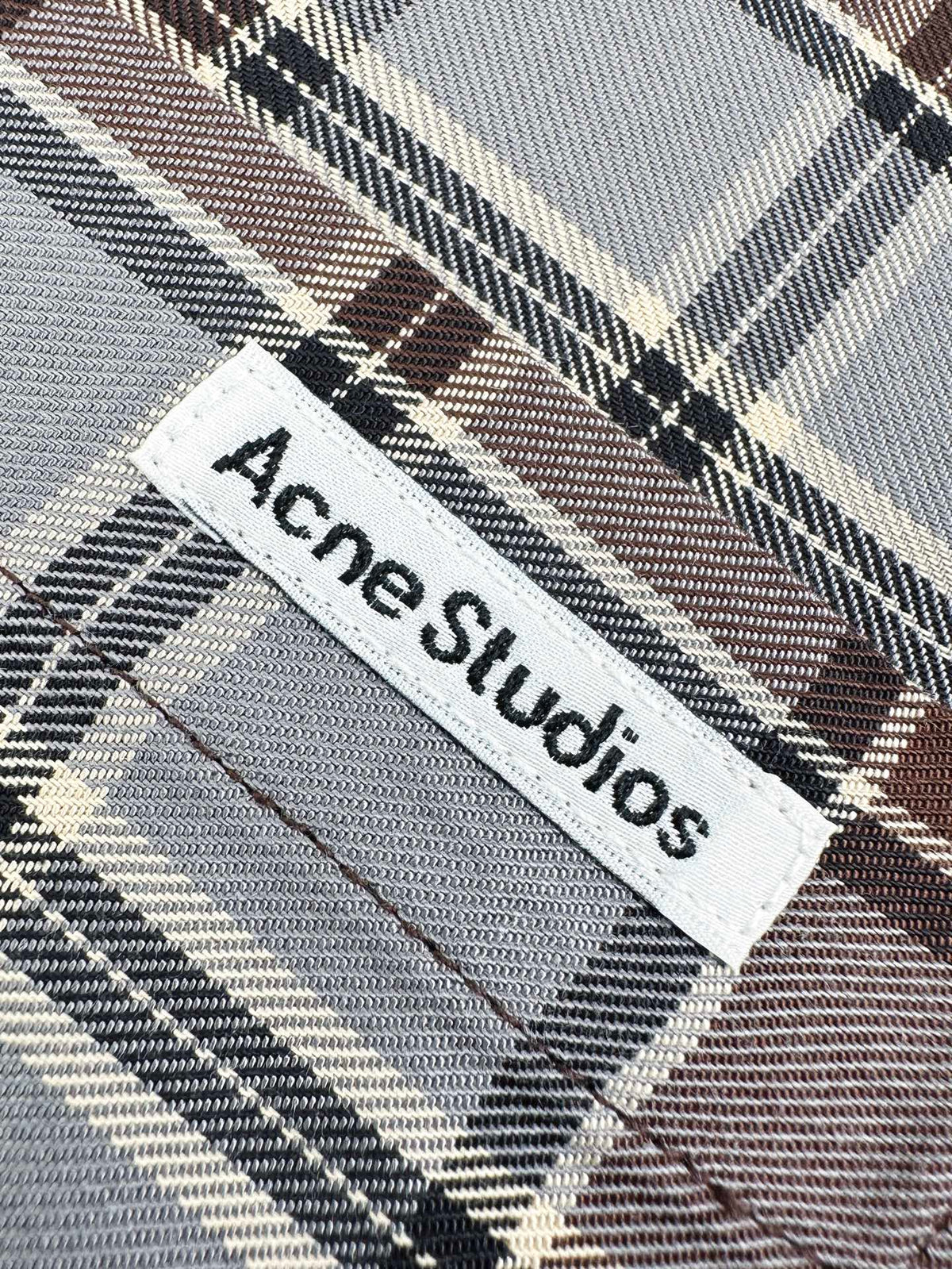 2026 New Model Acn Logo Embroidered Checkered Shirt (CC7026-B60)