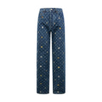 2026 New Model LY Full Embroidery Printed Denim Pants (BB909-C80)