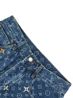 2026 New Model LY Full Embroidery Printed Denim Pants (BB909-C80)