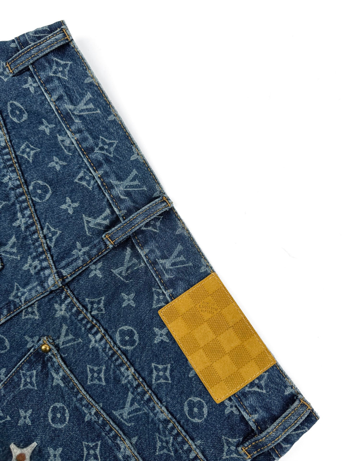 2026 New Model LY Full Embroidery Printed Denim Pants (BB909-C80)