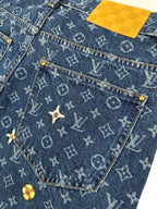 2026 New Model LY Full Embroidery Printed Denim Pants (BB909-C80)