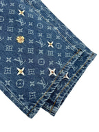 2026 New Model LY Full Embroidery Printed Denim Pants (BB909-C80)