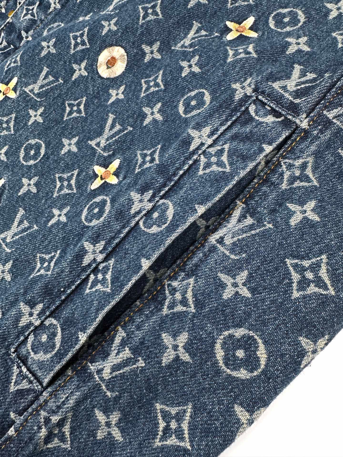 2026 New Model LY Full-Printed Logo Embroidered Denim Jacket (BB4001-D30)