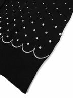 2026 Women's CD Embroidered Crystal Cardigan Sweater (DD198)