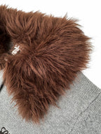 2026 Women's Way Embroidered Fur Coat Sweater (DD200)