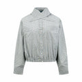 2026 Women's Triangle Brand Triangle Pattern Checkered Bowtie Shirt (FF847)